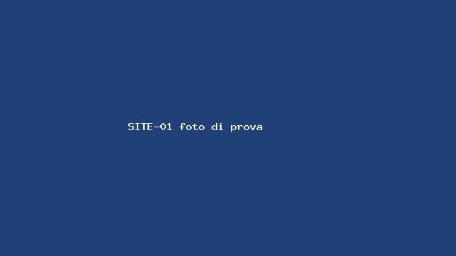 foto di prova